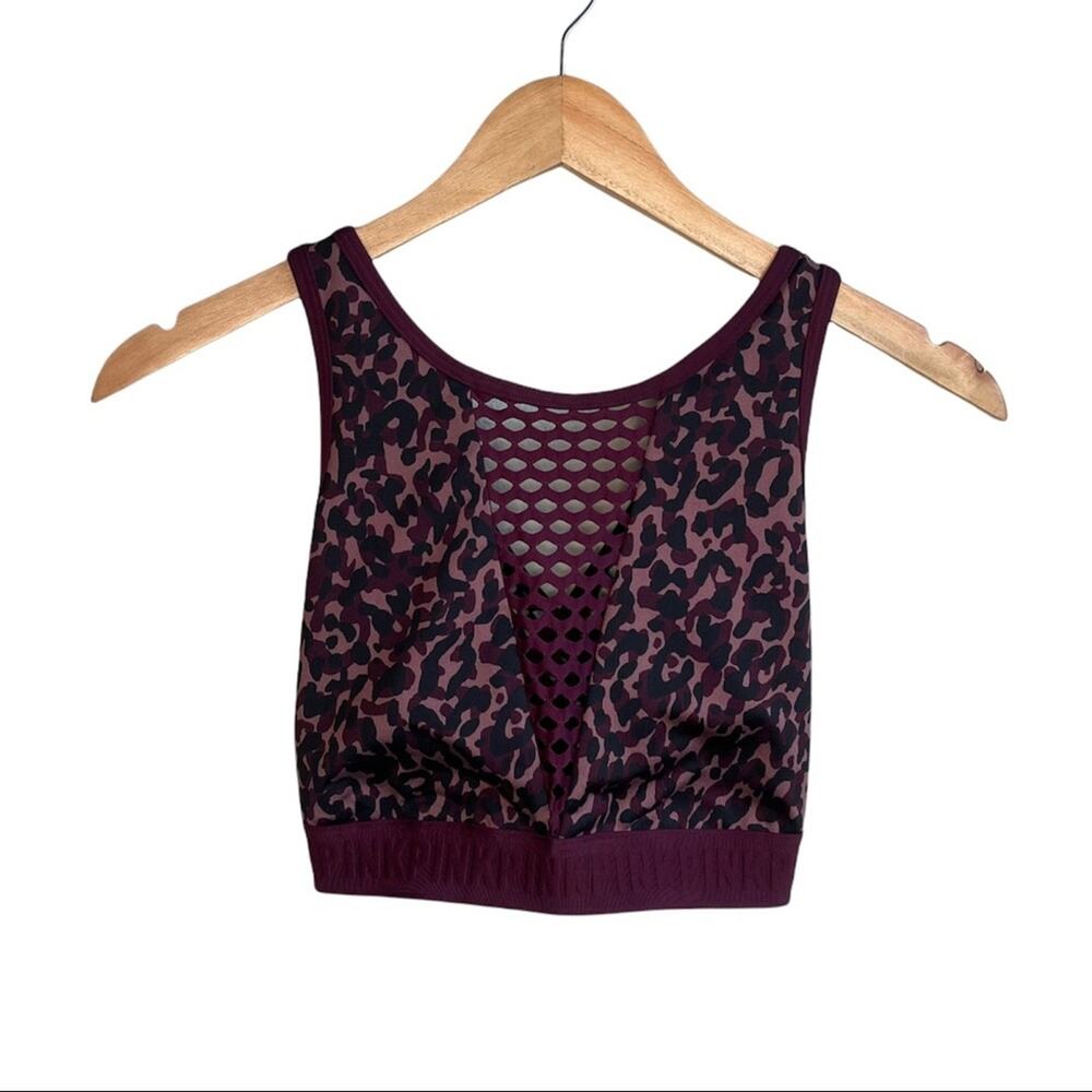 VS Pink Maroon Sports Bra XS